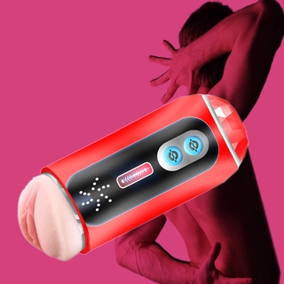 REB Pocket Puss-y Textured Vagina Stroker Male Masturbator Cup Blowjob Toy for Men (4)