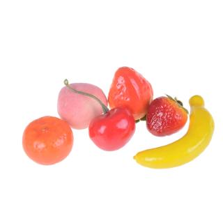 [bigapple] 10 piezas mini simulación de frutas verduras juguetes de cocina niño pretender juguetes (6)