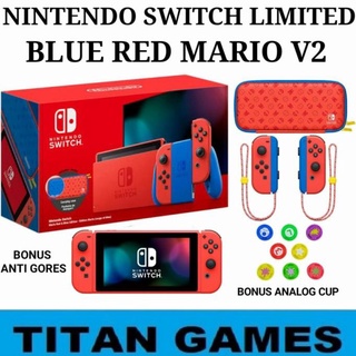 NINTENDO Mario Blue Red edición limitada consola interruptor