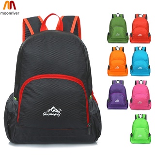 MR 1 pza mochila plegable impermeable impermeable para viajes al aire libre