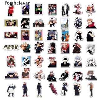 [Forthclever] 100pc Anime Jujutsu Kaisen Stickers Snowboard Laptop Luggage Guitar Suitcase .