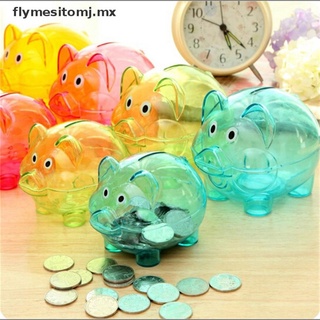 【flymesitomj】 Baby Plastic Piggy Bank Coin Money Cash Collectible Saving Box Pig Kids Gift Toy [MX]