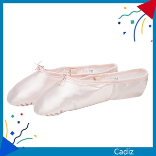 cadiz* práctico satén pointe zapatos cinta profesional ballet zapatos de baile de moda para niñas