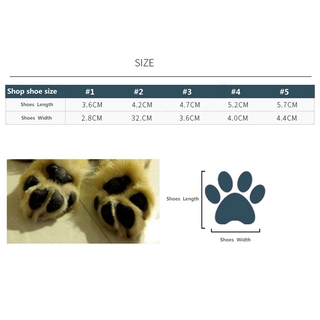 Zhizhong 4 Pzs Botas Para Perros/Mascotas/Cachorros/De Mezclilla/Zapatos Antideslizantes/Tenis Pequeños UK (7)