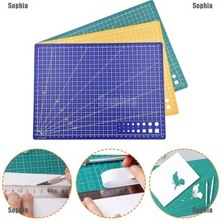Sophia A5 Grid Line - alfombrilla de corte para manualidades, tela, cuero