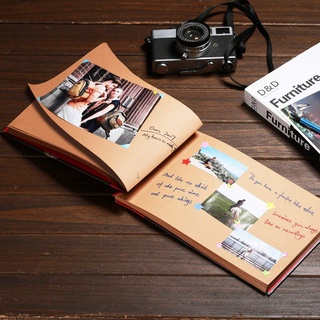 hecho a mano diy álbum de pasta vintage tether álbum nuestro libro de aventura hasta la familia álbum de recortes álbum de fotos (6)