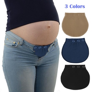 Denetytres Maternidad Embarazo Cintura Extensor De Cinturón Ajustable Elástico Pantalones (1)