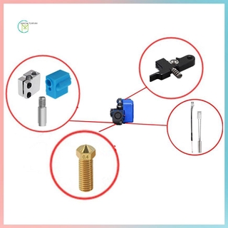 contento 3d impresora termistor tubo de calentamiento kit de accesorios de garganta práctico conjunto (5)