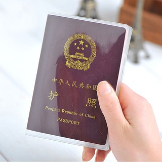 Soporte transparente para pasaporte, diseño de elegante, Protector de tarjeta de identificación