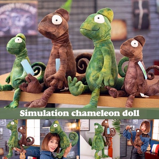 muñeca de lagarto de camaleón simulada suave peluche juguete multiusos almohada regalo creativo para niños niñas