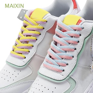 MAIXIN Clásico Zapatos Cordones Cuerdas Vistoso Accesorios para calzado Cordones tejidos Zapatilla Doble Zapatos planos Zapatillas de deporte Zapato de lona Zapatitos blancos Hueco/Multicolor