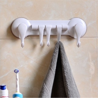 baño cocina uso ventosa ropa toalla percha organizador de almacenamiento en el hogar ajustable plástico ventosa ganchos