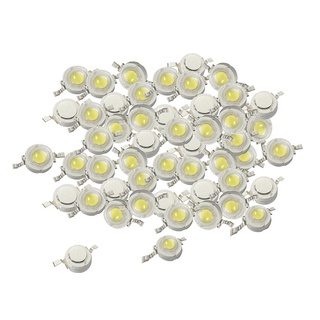 [brprettyia] 50 piezas de 1w smd led cob chip de luces de alta potencia led blanco diodo (5)