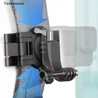 tetemomo 360 grados rotary mochila clip accesorios para hero 9 8 7 6 5 4 3 cinturón de hombro mx
