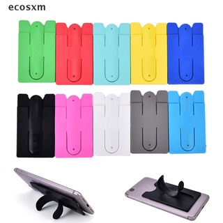 ecosxm touch u shape - soporte de silicona para teléfono móvil con ranura para tarjeta, venta caliente mx