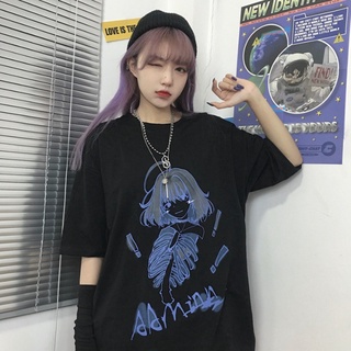 m-2xl vintage de dibujos animados anime camiseta harajuku mujeres ropa camiseta streetwear suelta impresión tops coreano t-shirt (4)