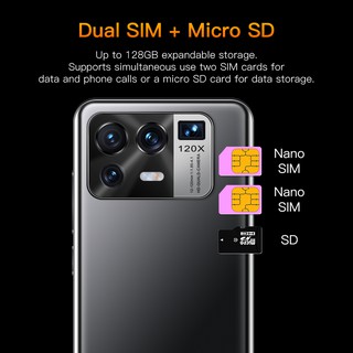 Teléfono Inteligente M12pro 6.7 Pulgadas Pantalla Completa 16GB RAM + 512GB ROM Dual Sim Standby Reconocimiento Facial Móvil (Memoria Opcional) (8)