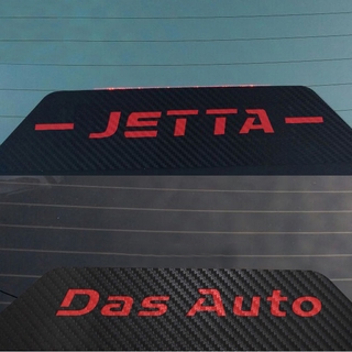Luz De Freno Alta Accesorios De Automóviles Negro Pegatinas De Fibra De Carbono Decoraciones Estilo De Coche Para 2006-2018 VW Volkswagen Jetta M (4)