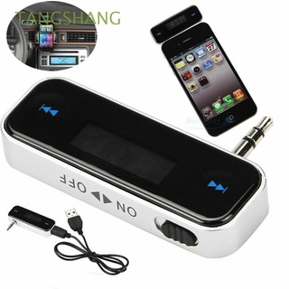 TANGSHANG Mini Transmisor inalámbrico Carga USB Reproductor de música Transmisor FM para auriculares Batería integrada Portátil Kit de coche AUX de 3,5 mm Durable Reproducir MP3