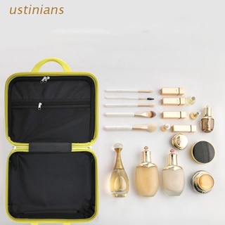 ustinians.mx mini maleta de viaje de mano de equipaje cosmético pequeño portátil bolsa de transporte maleta para maquillaje multifuncional organizador de almacenamiento