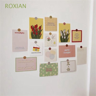roxian decoración de pared papel pintado tarjeta decorativa tulipán flor postal decoración de pared pegatinas arte pintura papel pintado ins arte