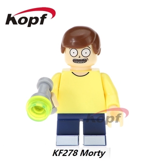 lego minifigures kf278 morty bloques de construcción juguetes