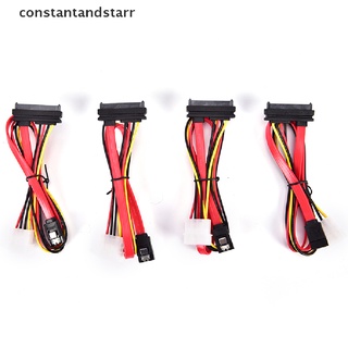 [Constantandstarr] SATA Combo 15 Pin Power and 7 pin Data Cable 4 pin Molex to Serial ATA Lead CONDH