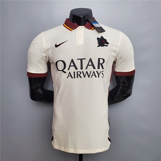2020-2021 Roma Away Player Version Soccer Jersey