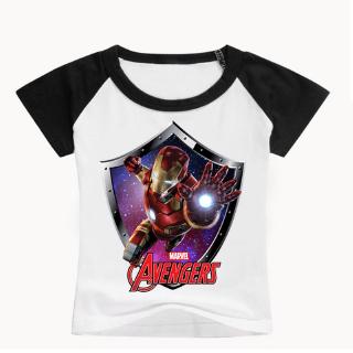 Iron Man niños camiseta superhéroe niños camiseta niños niñas camiseta 3D algodón niños Tee