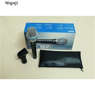 [Nignji] Shure Beta 87A etapa rendimiento con cable profesional micrófono hogar bueno