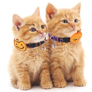 [kouyi3] collares de gato de halloween con campana ajustable breakaway gato collar mx3