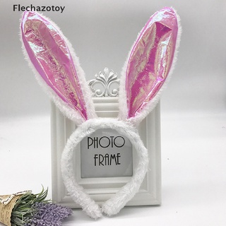 Flechazotoy | Diadema De Oreja De Conejito Para El Pelo De Felpa Disfraz De Conejo Fiesta Decoraciones De Pascua Caliente (9)