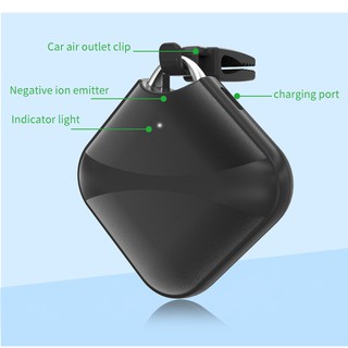 Purificador de aire collar portátil de iones negativos limpiador de aire más fresco coche USB ionizador Personal ionizador [tata] (4)