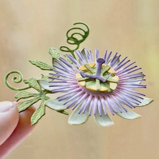 84 jazmín Papercut craft DIY Scrapbooking dote papel artesanía forma de flor