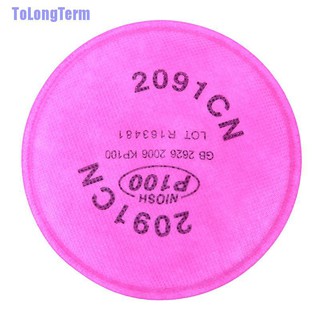 ToLongTerm 2Pcs 2091 filtro de partículas P100 para 5000 6000 7000 Series respirador de piezas faciales (3)