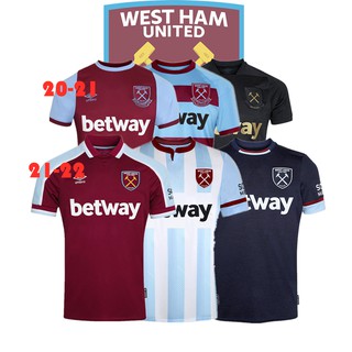 Alta Calidad 2020-2021-2022 West Ham United jersey De Local 3a Visitante Fútbol Tercera Camisa De Entrenamiento Para Hombres Adultos
