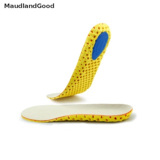 [MaudlandGood] Memory Foam Insoles For Shoes Sole Mesh Deodorant Breathable Cushion Running .