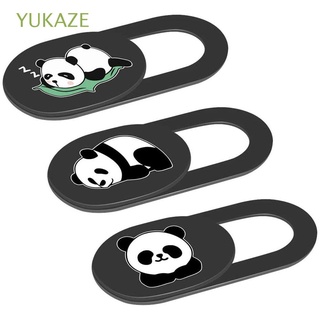 YUKAZE Laptop Cubierta de la cámara Panda Para|Etiqueta de privacidad Cubierta de la cámara web Ultradelgado Universal Protección de privacidad Smartphone Linda Diapositiva Cubierta de la cámara webcam