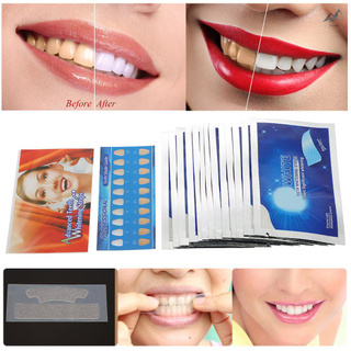 M 14pcs/box 3D Teeth Whitening Strips Teeth Dental Whitening Cleaning Double Elastic Gel Strips Dental Whitening Tools