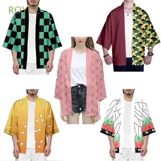 ROYCE New Demon Slayer Kimono Party Anime Cosplay Jacket/Multicolor