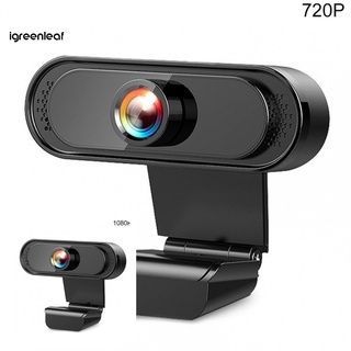 igreenleaf 720p/1080p cámara web digital con micrófono para pc/laptop