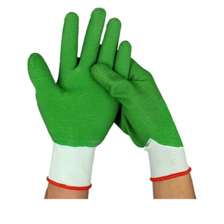 facaiLatex - guantes de trabajo de dedo completo, antideslizantes, resistente al desgaste