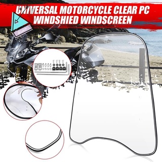 Parabrisas Universal De 2 Mm De Grosor Para Motocicleta , Protector De Viento Transparente