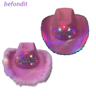 bef neon brillante brillo espacio vaquero sombrero divertido pluma recorte lentejuelas recorte fiesta disco vestido vaquero sombrero rosa purpurina (1)