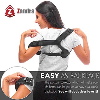 zd brace soporte cinturón ajustable espalda corrector de postura clavícula columna hombro corrección lumbar