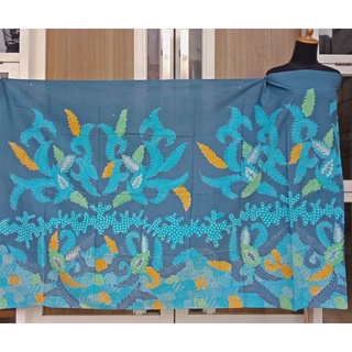 Mumiromlah Batik 2110360 Original Full Writing Batik Material de tela Madura Pamekasan azul artesanía
