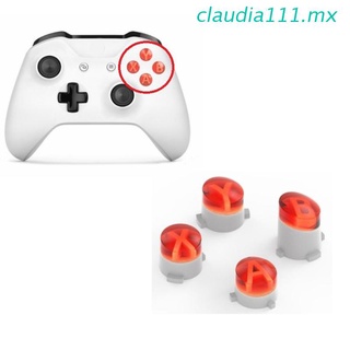 claudia111 para x box one controller abxy botones mod kit para x box one slim x box elite gamepads 10 colores transparente reemplazo pieza de reparación