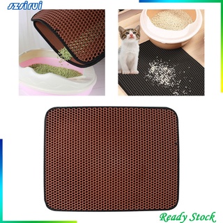 Panal de abeja para gatos, lavable, antideslizante, fácil de limpiar, impermeable, color negro