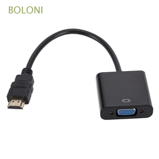 BOLONI proyector HDMI a VGA para PC portátil Tablet adaptador convertidor HD 1080p Video VGA hembra práctico HDMI macho HDTV adaptador/Multicolor