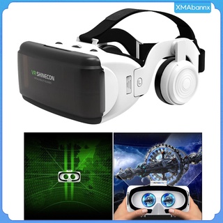 [xmabannx] auriculares de realidad virtual, gafas vr shinecon vr para películas, videojuegos, gafas de vr 3d para teléfonos